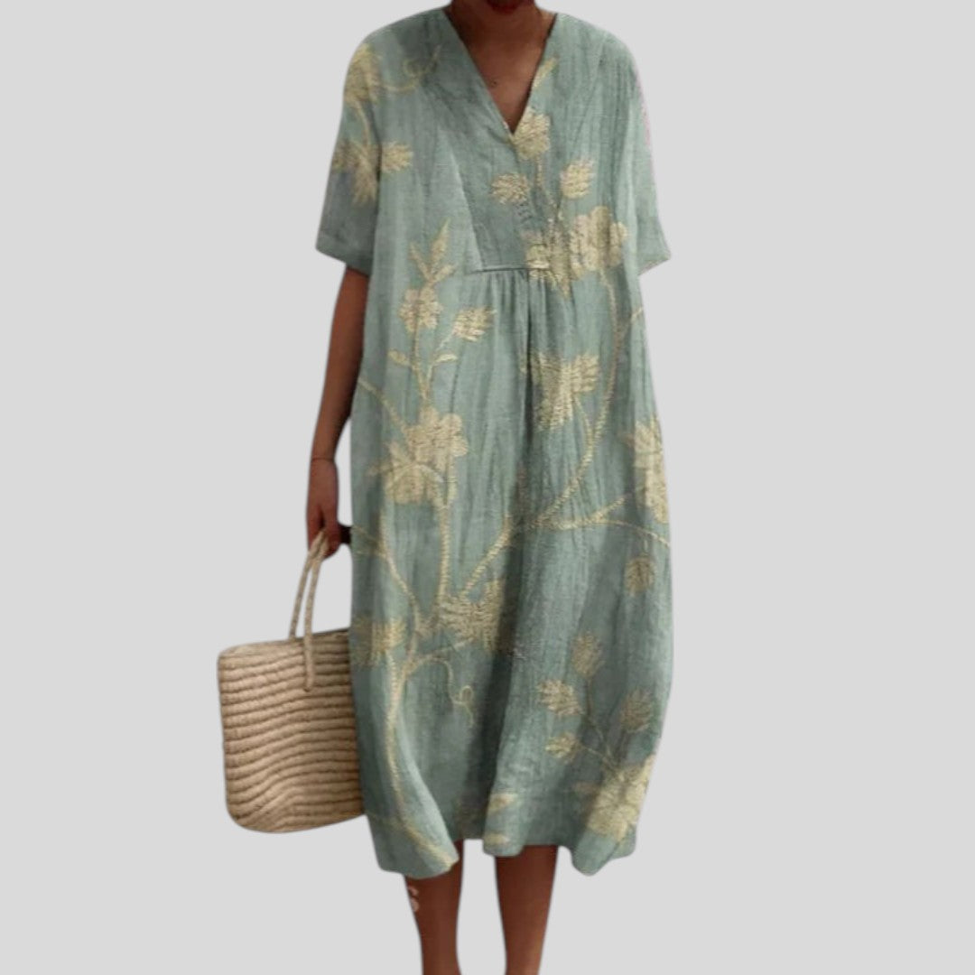 Freya | Patterned Breeze Summer Dress