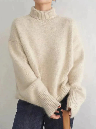 Solvena™ Cashmere Turtleneck Sweater — Wrap Yourself in Featherlight Warmth and Timeless Elegance