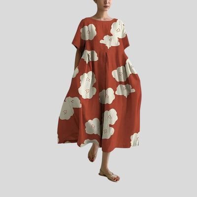 Noora | Boho Floral Spring Maxi Dress