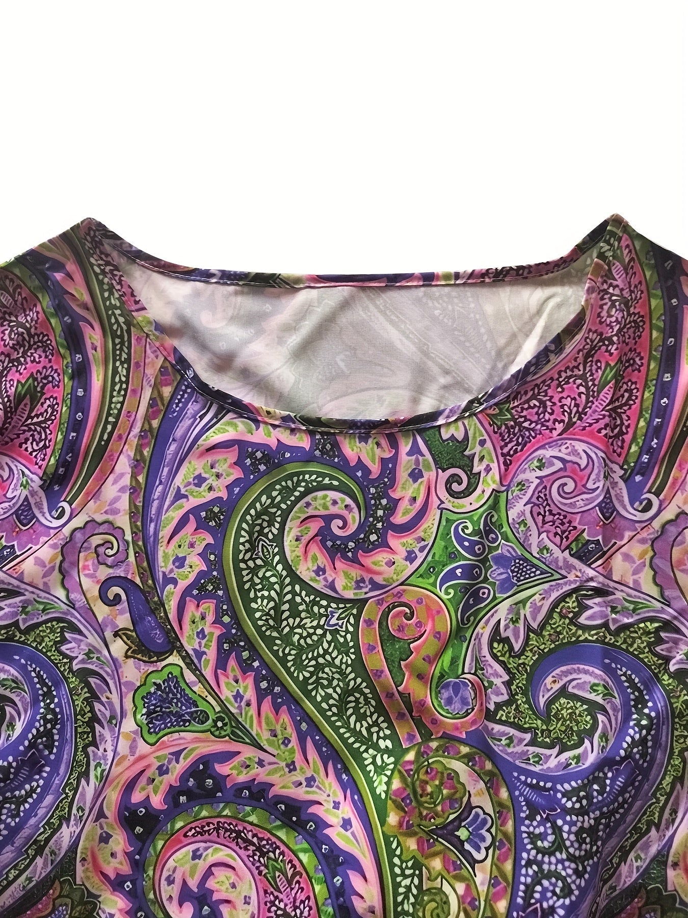 Jasmine | Royal Paisley Flow Maxi Dress