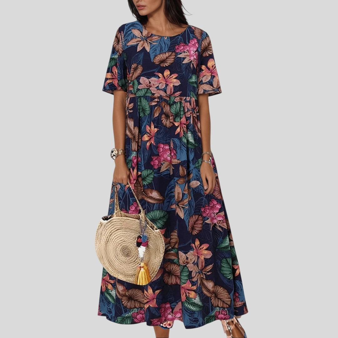 Kiri | Graceful Summer Bloom Dress