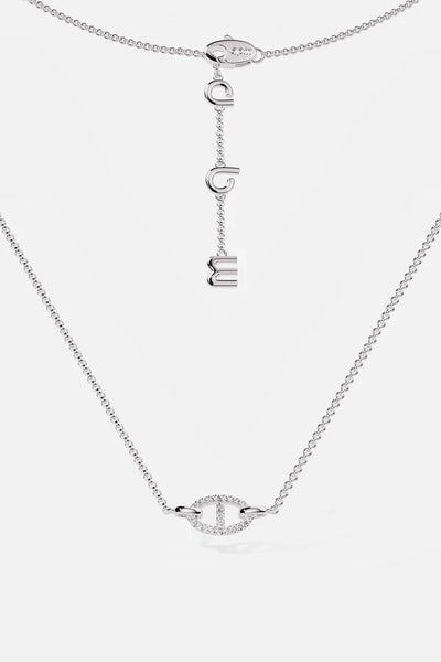 Isla Marina Necklace | White Gold 18k