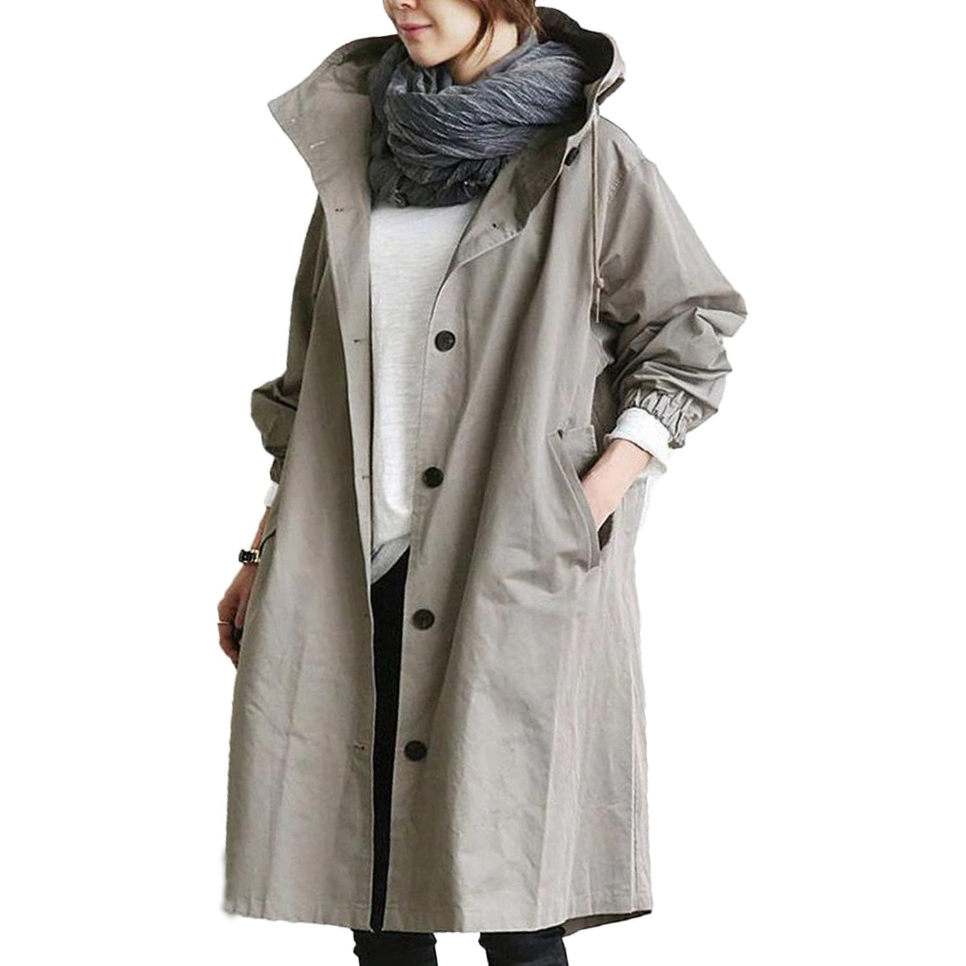 Avencea - Women's Long Waterproof Raincoat for Every Season