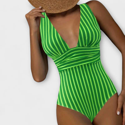 Jowita – Striped One-Piece Swimsuit