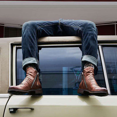 Avencea - Stylish Leather Zip Boots with Non-Slip Sole