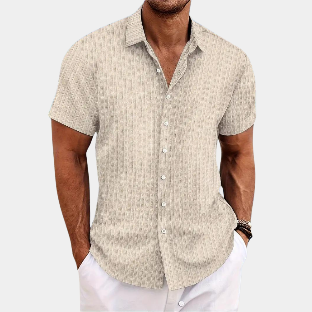 Avencea - Summer Short Sleeve Shirt for Men