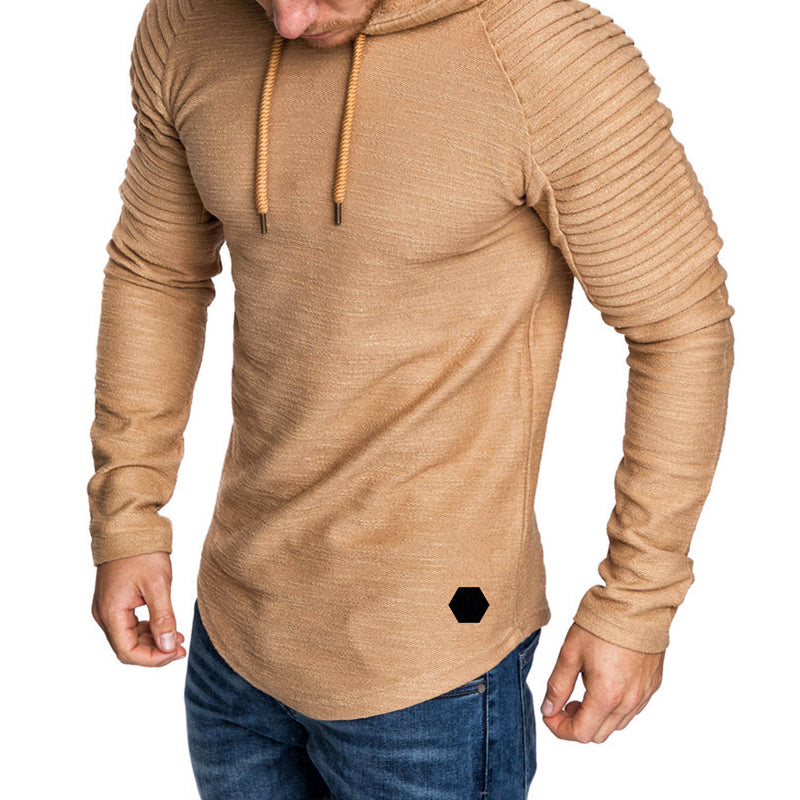 Autunno Nobile – Slim-Fit Ribbed Hoodie