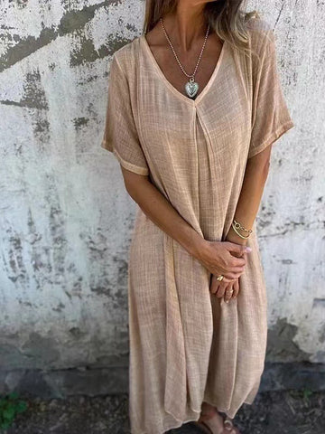 Avencea Linen Summer Dress