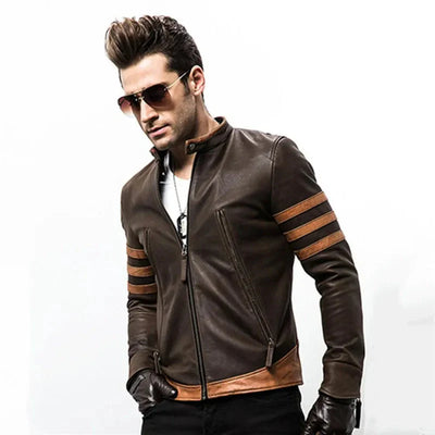 Classic Avencea Leather Jacket – Robust Men's Fashion in Timeless Design