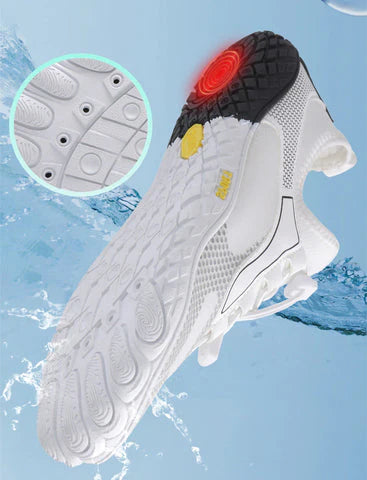 Non-slip barefoot shoes with protection.