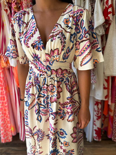 Xia™ - FLOWY LONG DRESS WITH ELEGANT SILHOUETTE