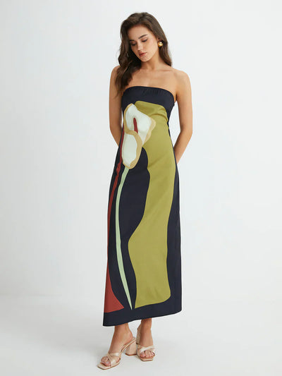 Galina -  Classic Maxi Dress for Summer