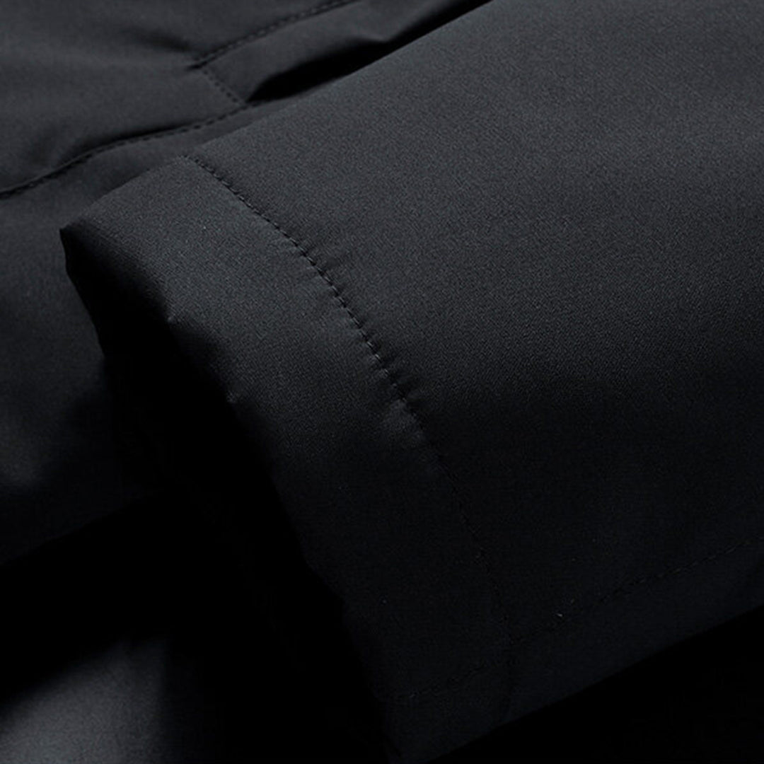 Avencea - Long winter coat with padded interior for men