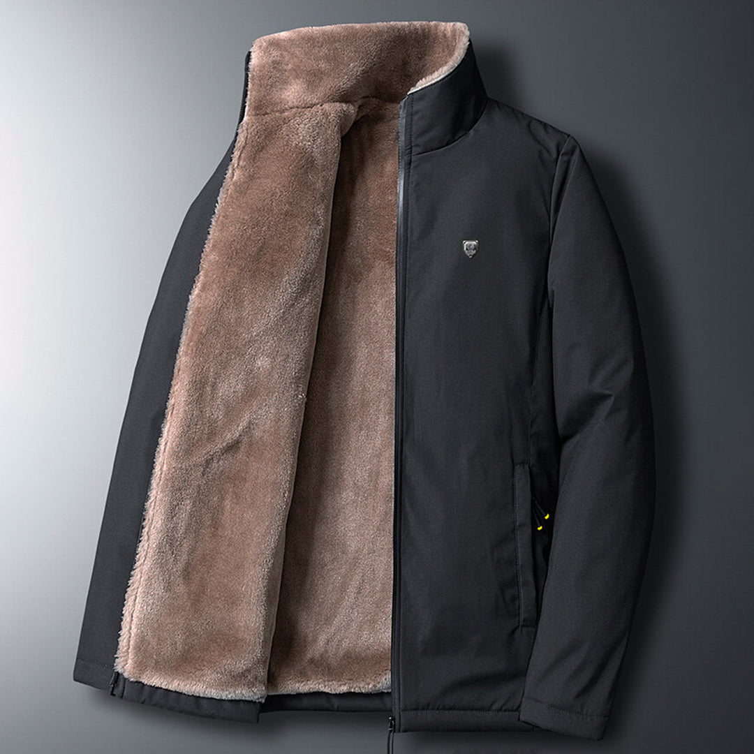 Avencea - Long winter coat with padded interior for men