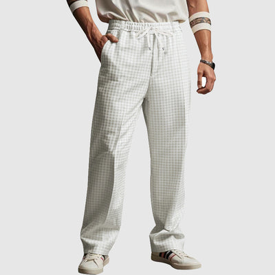Ben Smith Géométrique Plaid Pants