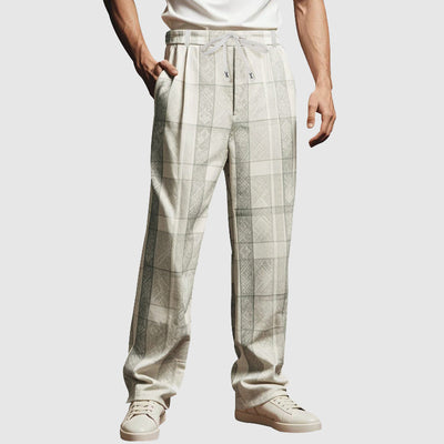 Ben Smith Géométrique Plaid Pants