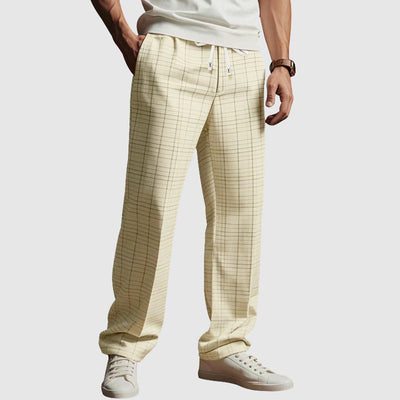 Ben Smith Géométrique Plaid Pants