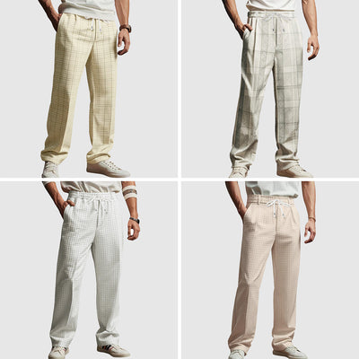 Ben Smith Géométrique Plaid Pants