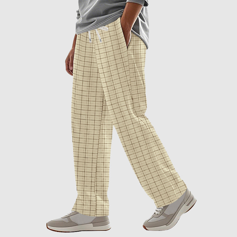 Ben Smith Géométrique Plaid Pants