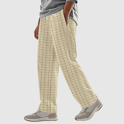 Ben Smith Géométrique Plaid Pants