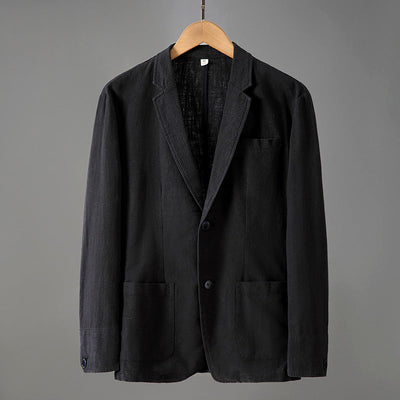 Men’s Blazer - Single-Breasted Two-Button - Notched Lapel - Regular Fit - Patch Pockets