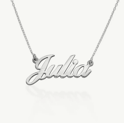 Exclusive Handcrafted Name Necklace with Personalized Engraving