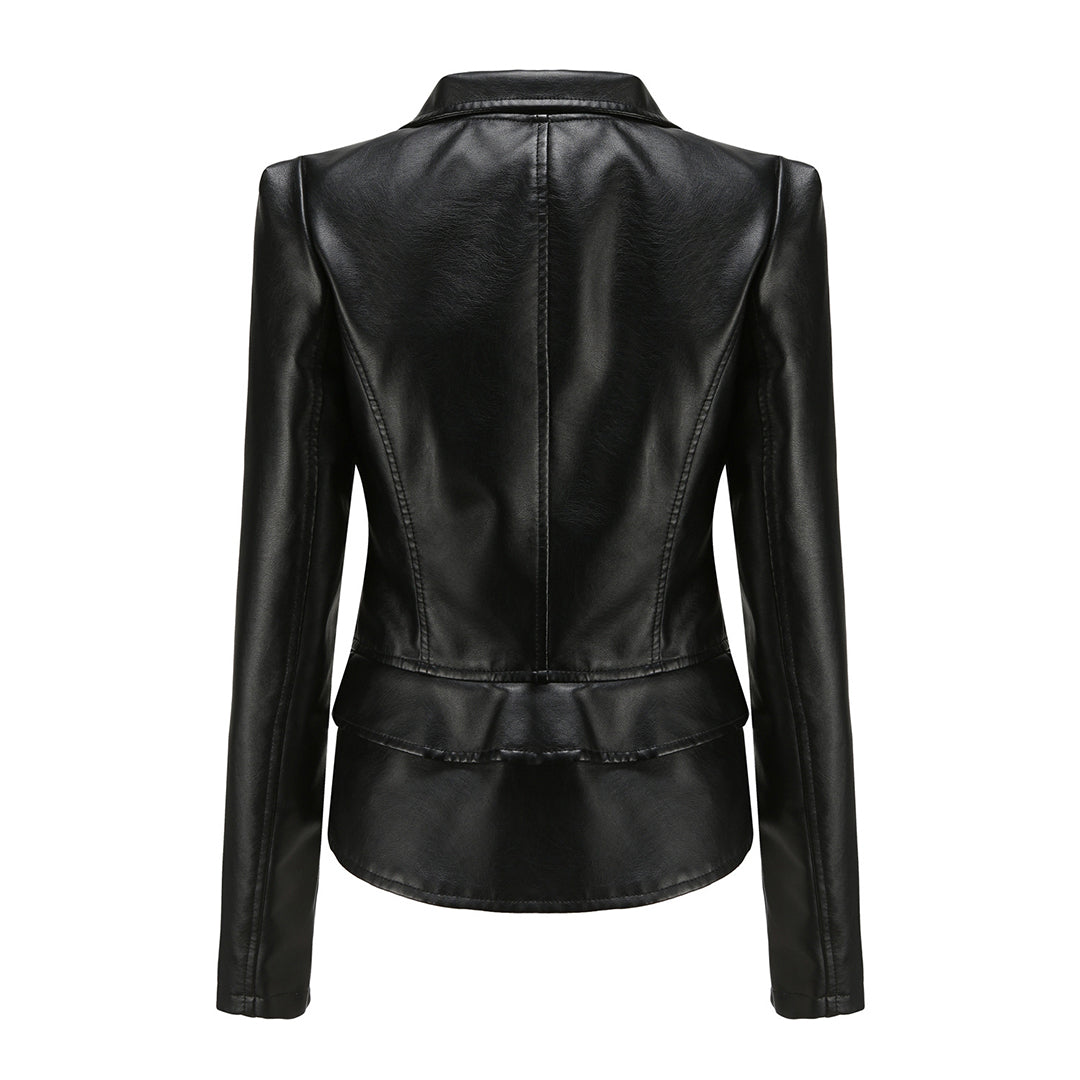 Avencea - Elegant Leather Jacket