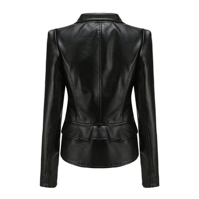 Avencea - Elegant Leather Jacket