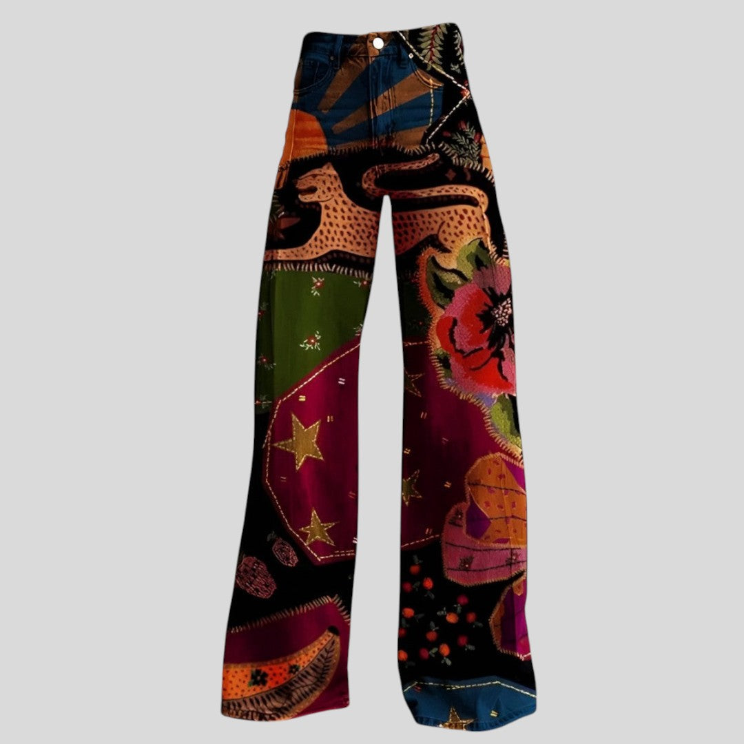 Tapu | Floral Print Wide-Leg Pants