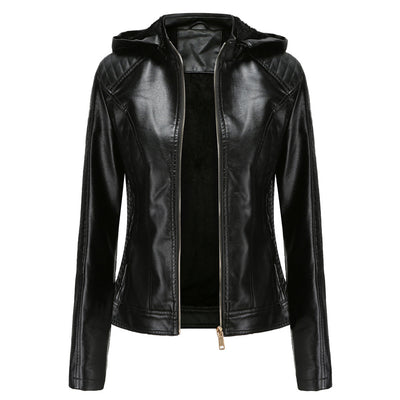 Avencea - Elegant leather jacket in stylish design