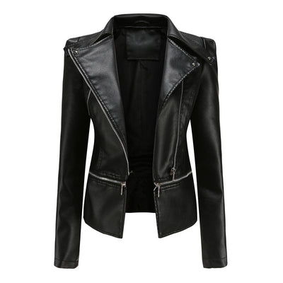Avencea - Elegant Leather Jacket