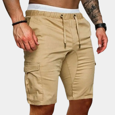 Avencea - Men's chino cargo shorts with pockets