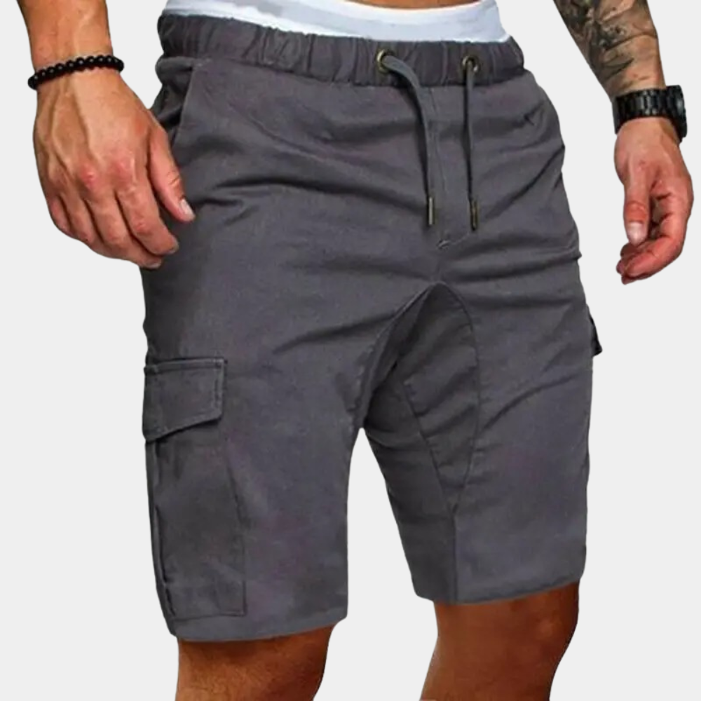Avencea - Men's chino cargo shorts with pockets