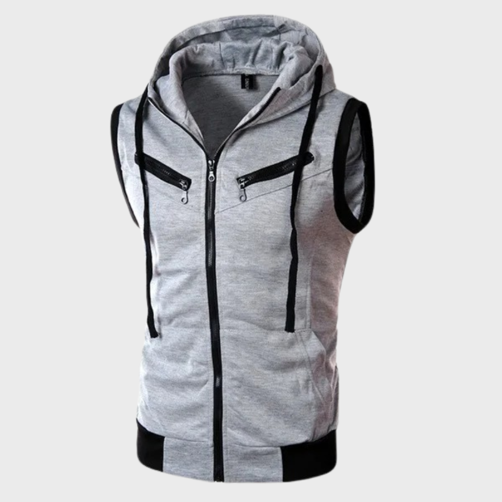 Avencea - Sleeveless hooded vest