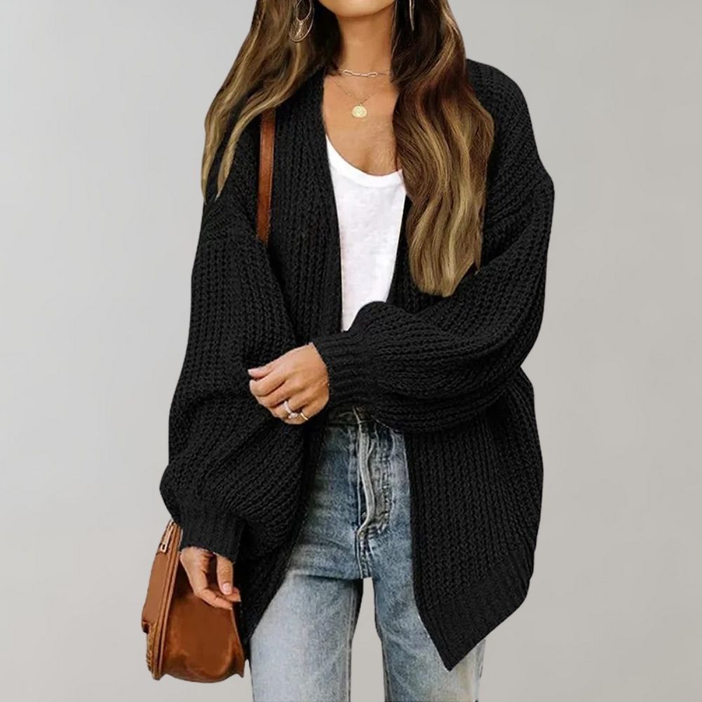 Fiona | Women’s Relaxed Fit Knit Open Front Cardigan