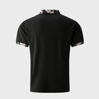 Avencea - Polo Shirt with Floral Print for Casual and Stylish Use