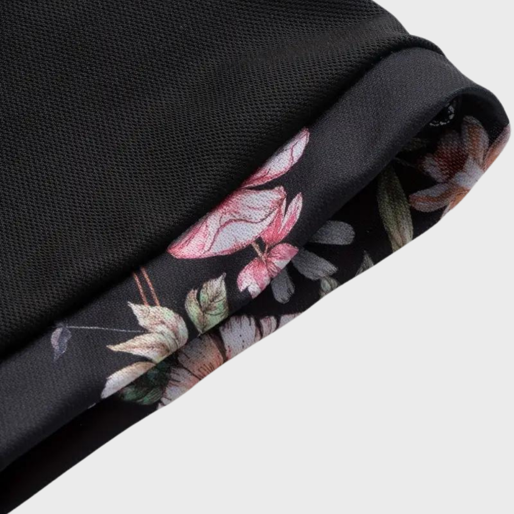 Avencea - Polo Shirt with Floral Print for Casual and Stylish Use