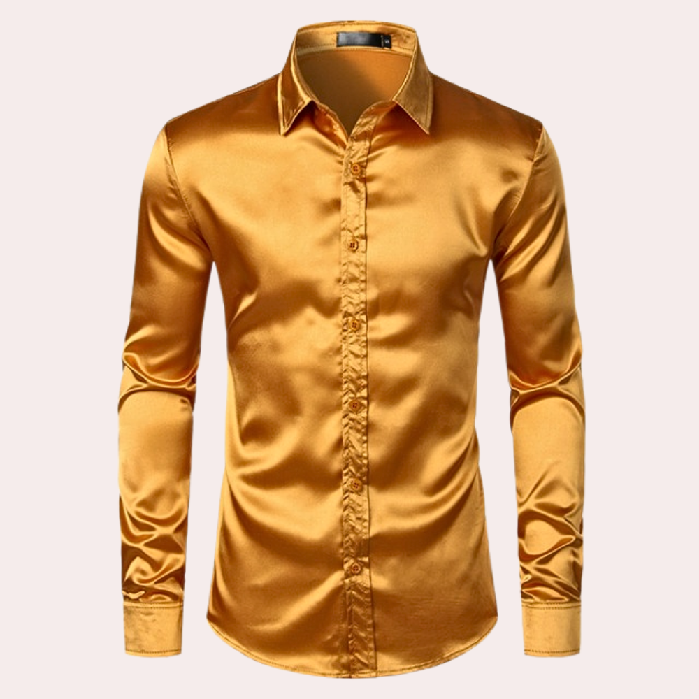 Avencea - Stylish men's shirt with long sleeves