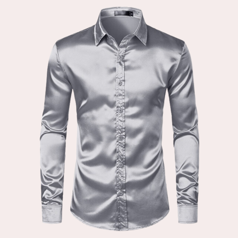 Avencea - Stylish men's shirt with long sleeves