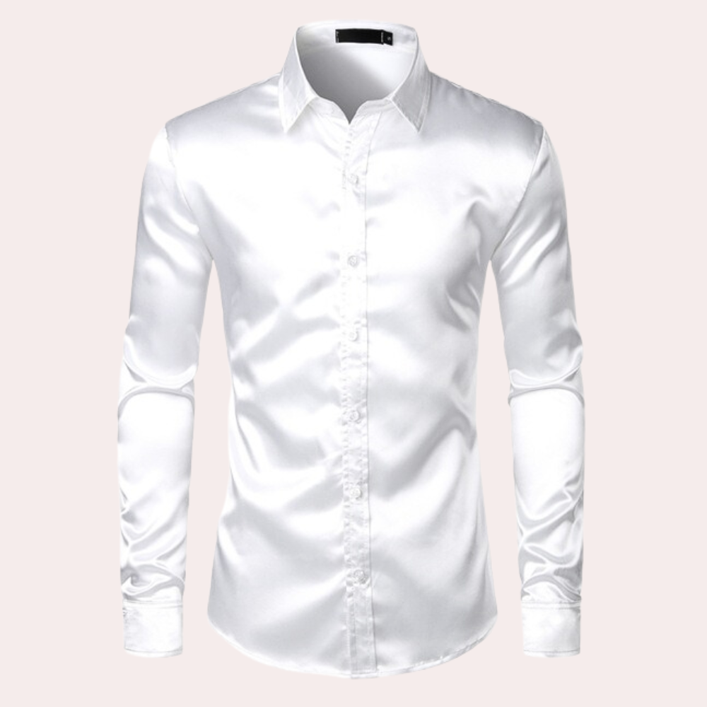 Avencea - Stylish men's shirt with long sleeves