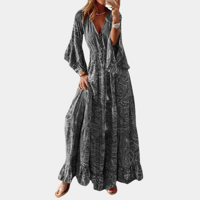 Avencea - Bohemian Long Dress for Women