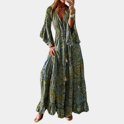 Avencea - Bohemian Long Dress for Women