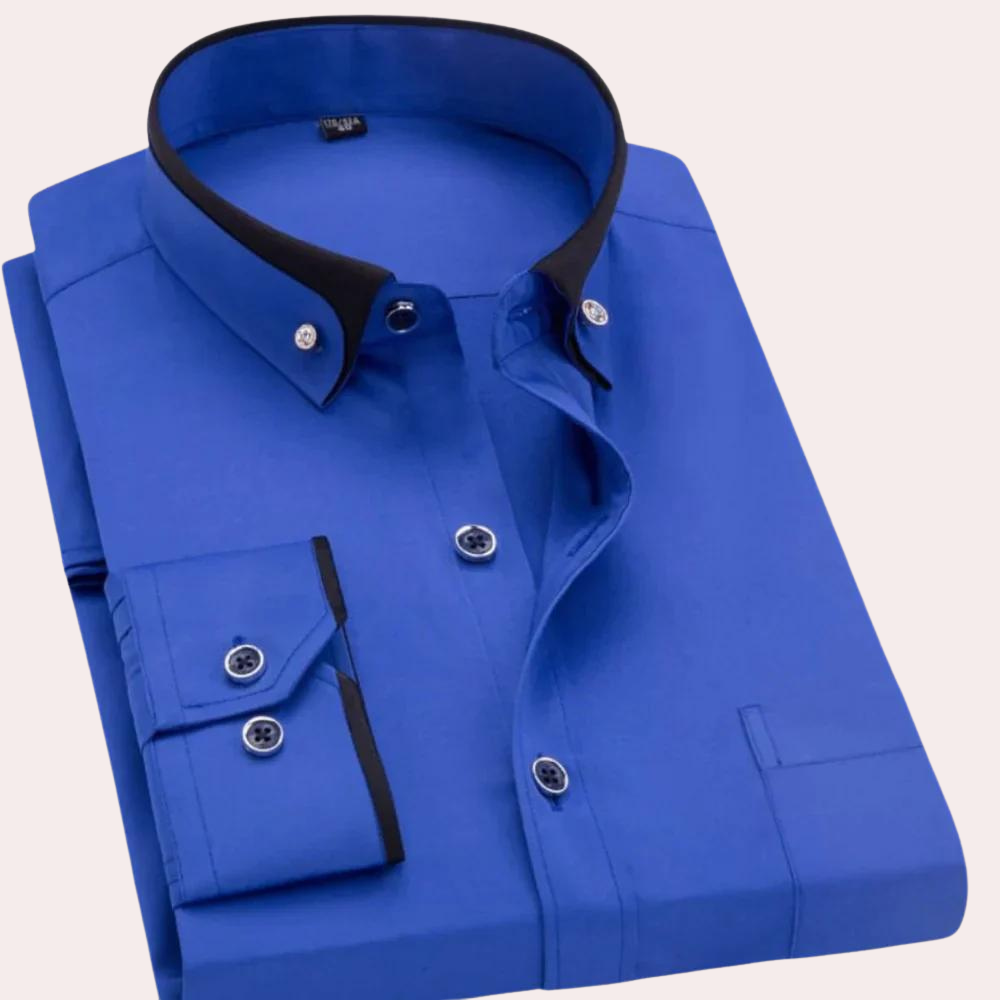 Avencea - Elegant Men's Shirt with Buttons