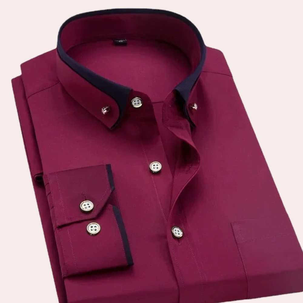 Avencea - Elegant Men's Shirt with Buttons