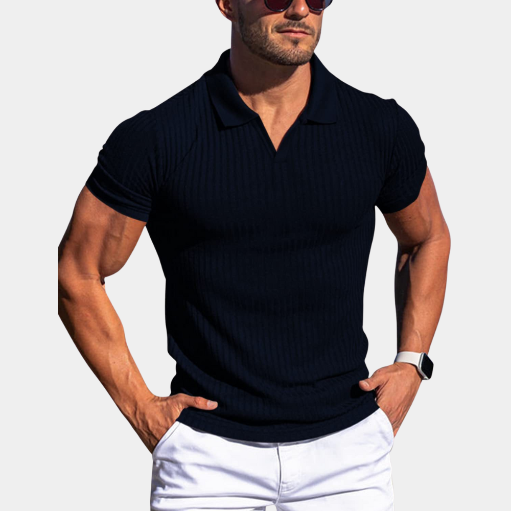 Avencea - Men's Slim Fit Tailored Polo Shirt