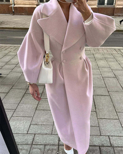 Avencea Vintage Jacket with Lantern Sleeves and Lapels