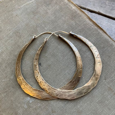 Antique Loop Earrings | Gold 14k