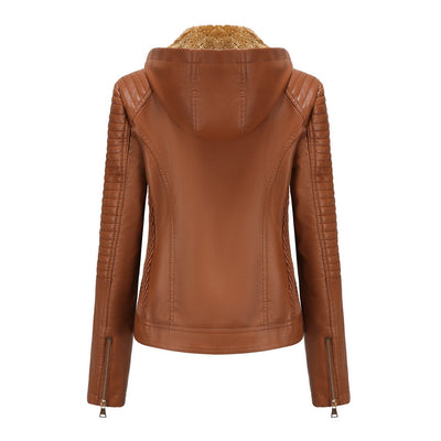 Avencea - Elegant leather jacket in stylish design