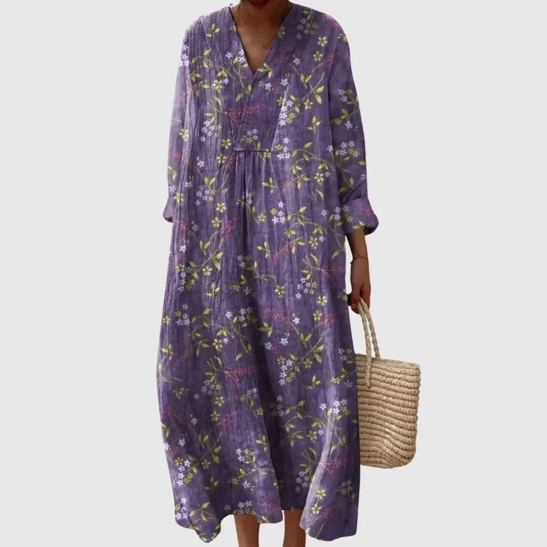 Violet | Wildflower Meadow Maxi Dress