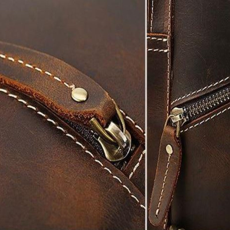 Vintage Leather Backpack